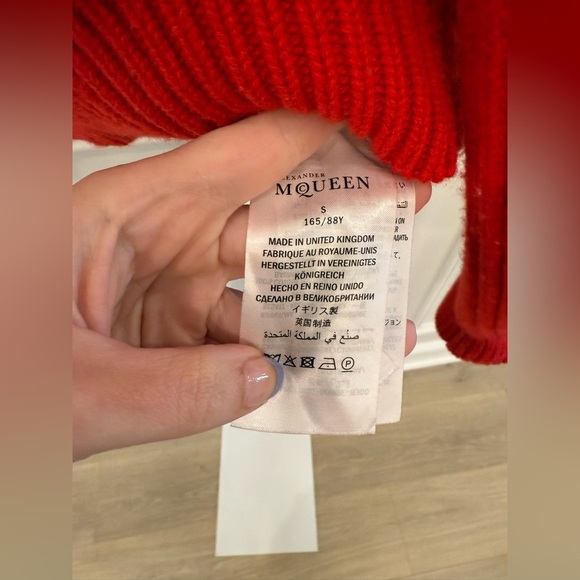 ALEXANDER MCQUEEN Cashmere Wool Knit Sweater - Picture 5 of 8